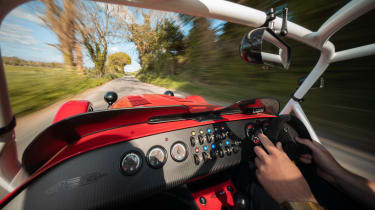 Caterham Seven 420 CUP - interior driving